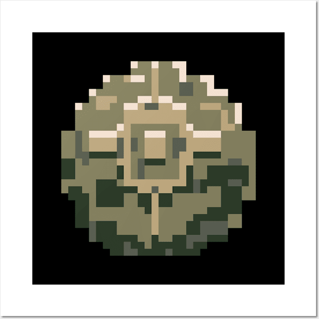 Terraria Iron Shield Wall Art by For Your Amusement